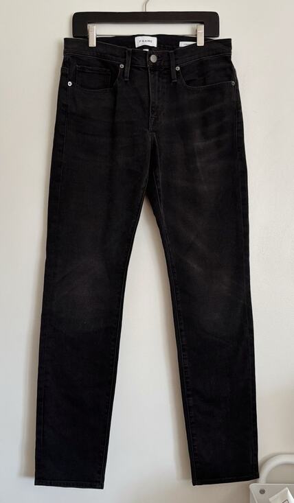 FRAME Other - Black Washed Men's FRAME Vaporize L'Homme Slim Jeans 31